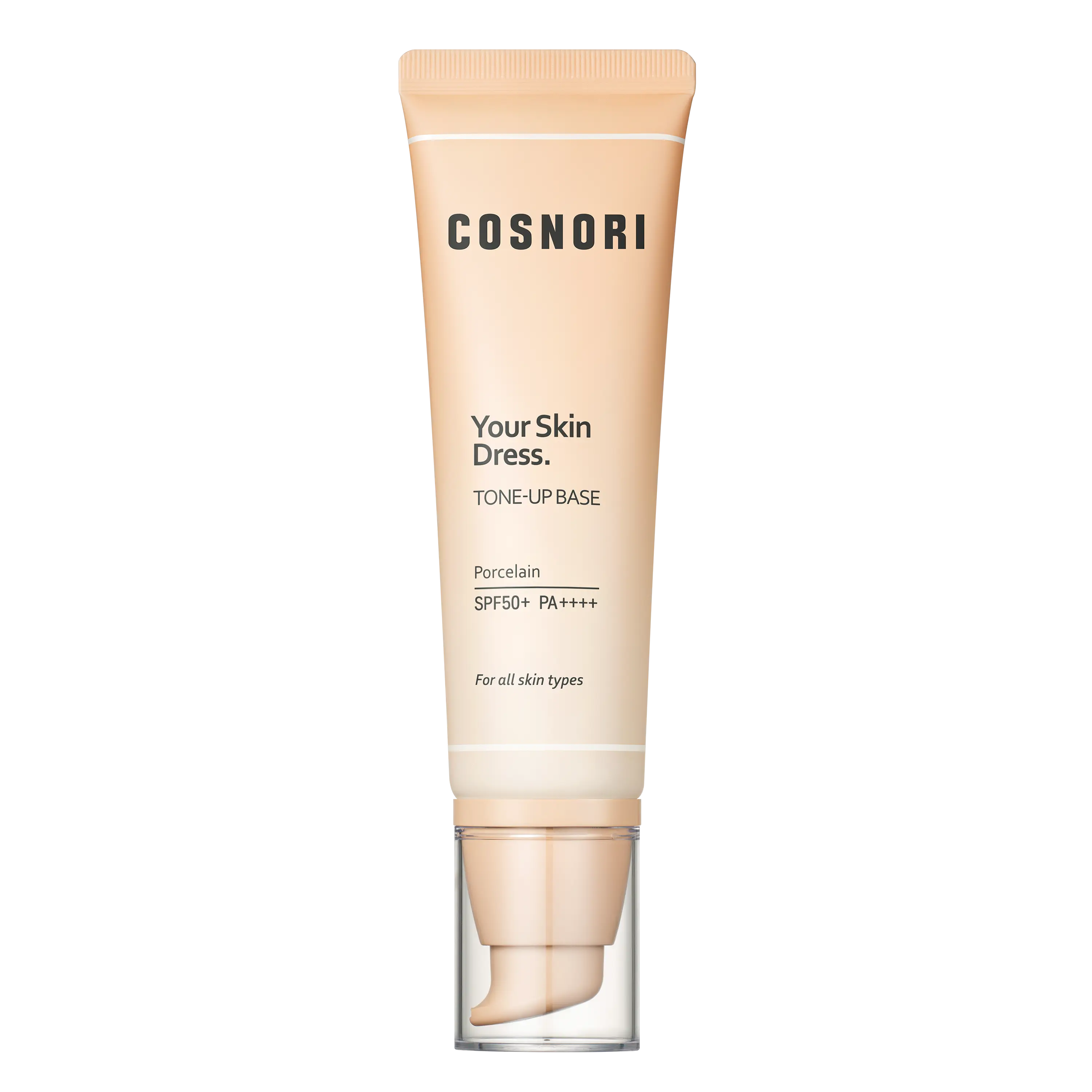 cosnori w dress tone up cream Your Skin Dress, Tone-Up Base, SPF 50+ PA++++, Porcelain, 1.7 fl oz (50 ml) radiant look to your skin COSNORI W. Dress Tone-up Cream