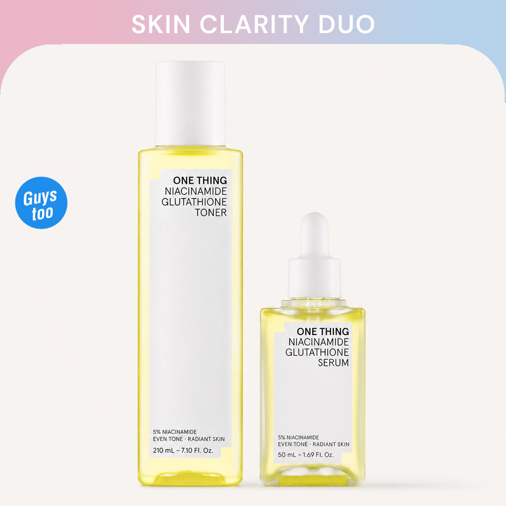 One Thing Niacinamide Glutathione Clarity Duo — Toner & Serum