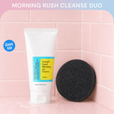 2PCS Morning Rush Cleanse Duo — Low pH Face Wash + Cleansing Puff