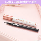 Lash & Liner Semester Set [Choose Your Color] Washable Mascara + Brush Eyeliner