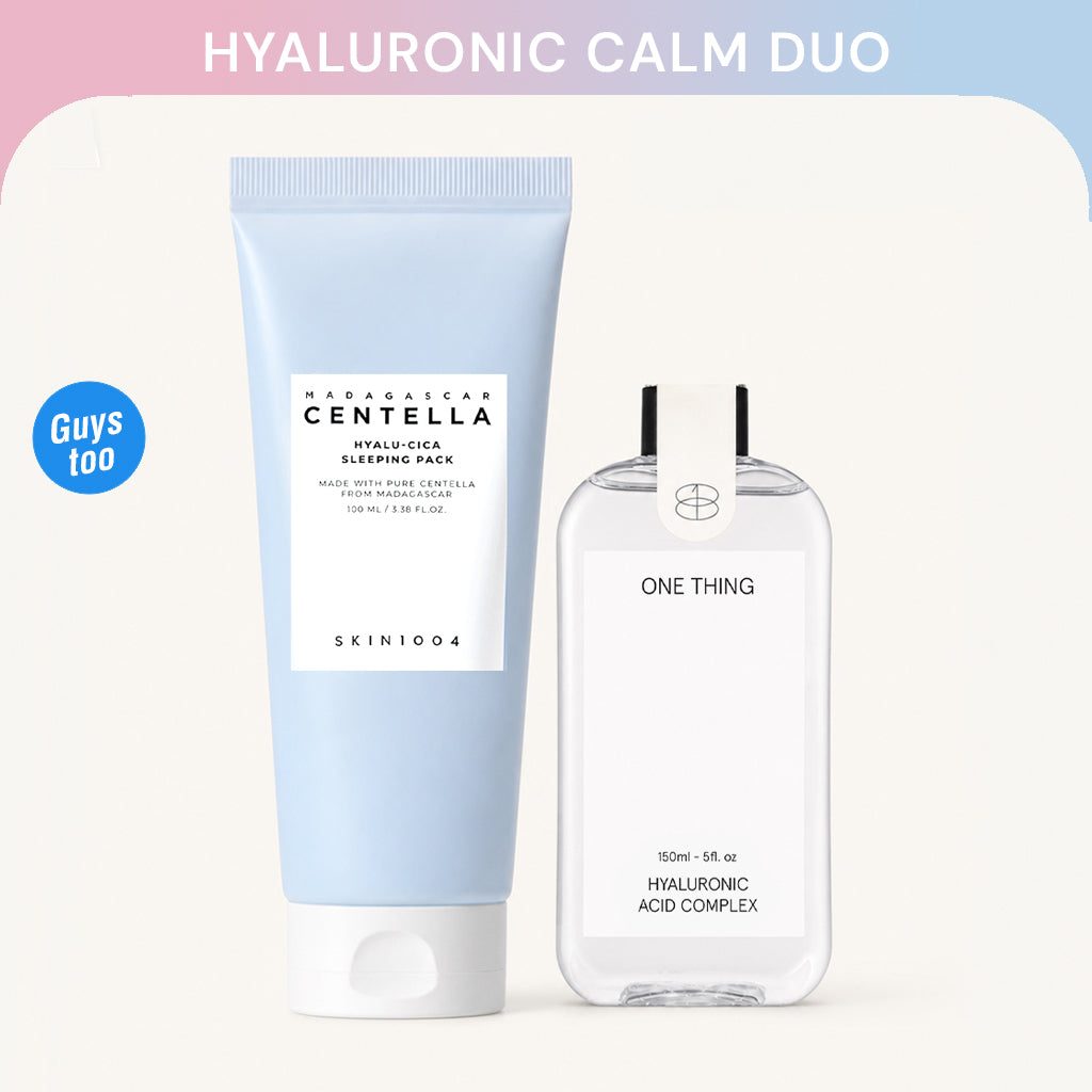 2PCS Hyaluronic Calm Duo — Sleeping Mask + HA Extract