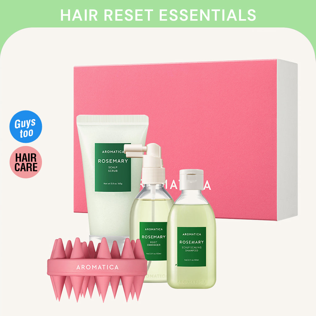 AROMATICA Rosemary Hair & Scalp Set with Scalp Massager