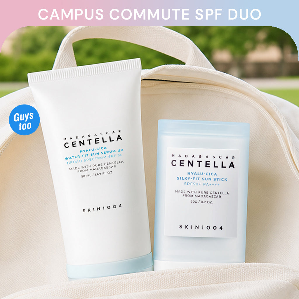 2PCS Campus Commute SPF Duo SPF 50+ PA ++++ Sun Stick & Sun Serum