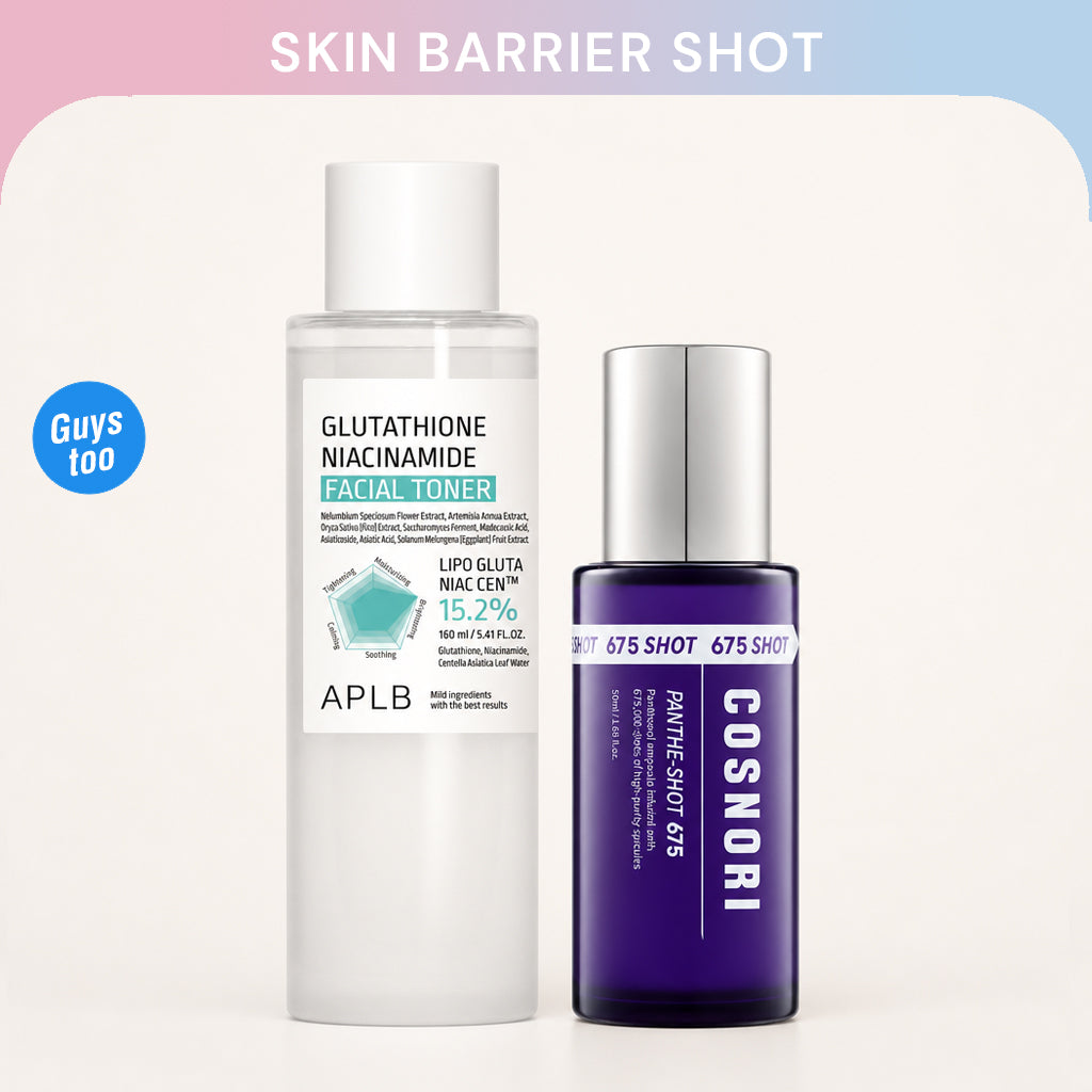 2PCS Barrier Shot Duo — Toner + Spicule Panthenol Serum
