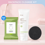 3PCS Backpack Cleanse Kit — Cleansing Foam + Wipe & Puff