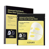Advanced Snail Mucin Glass Glow Hydrogel Mask (3 Sheets)