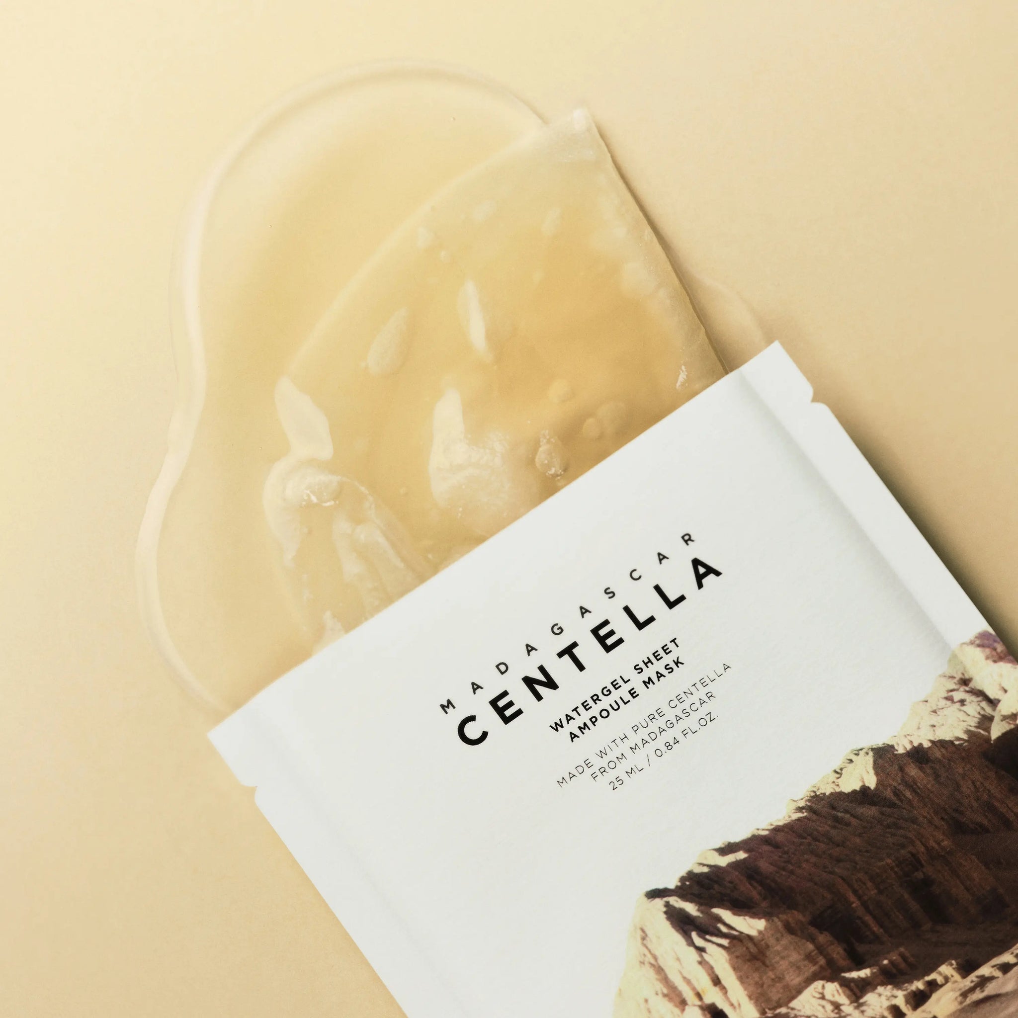 SKIN1004 Watergel Sheet Ampoule Mask watergel essence texture close-up for calming effect