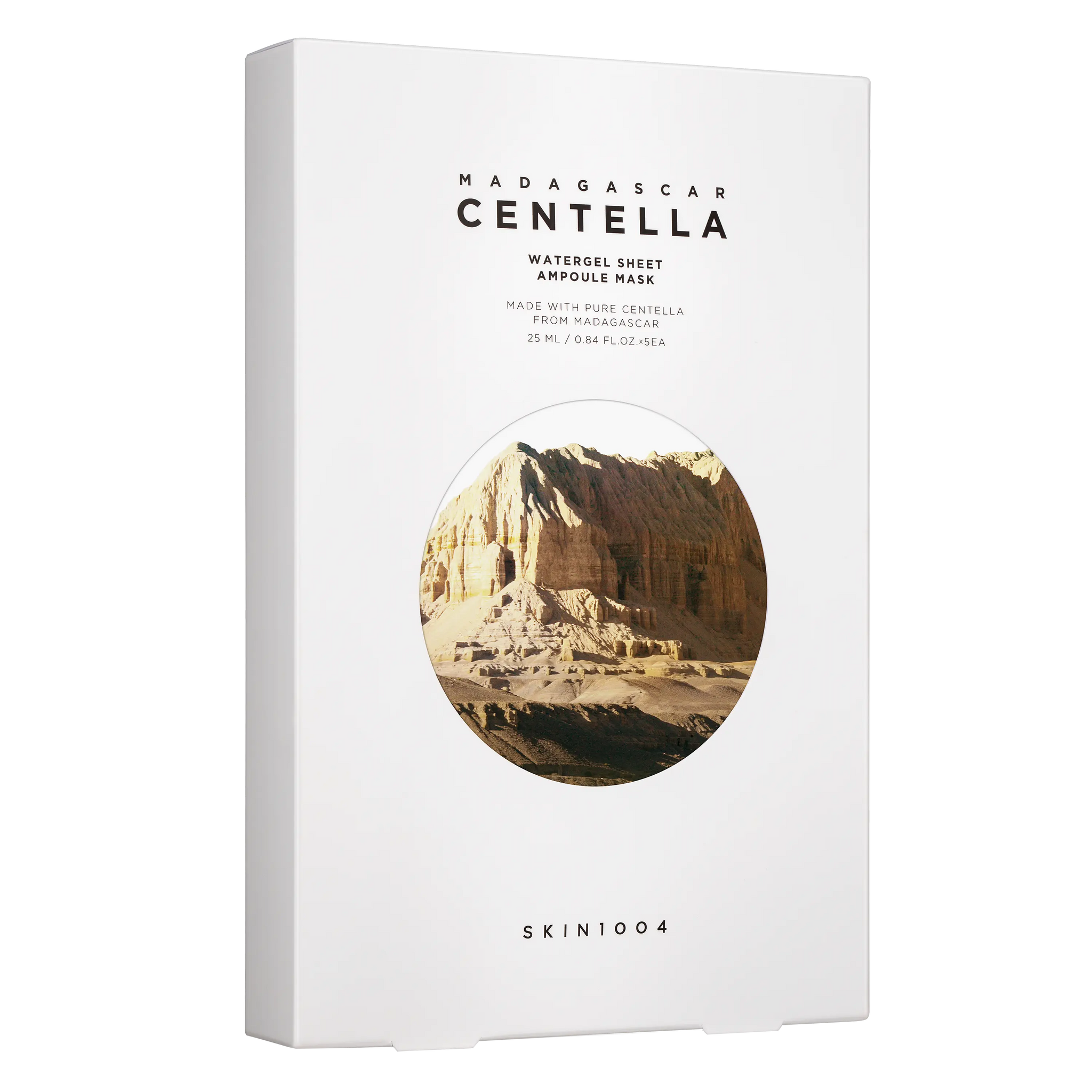 SKIN1004 Madagascar Centella Watergel Sheet Ampoule Mask box packaging for hydrating care