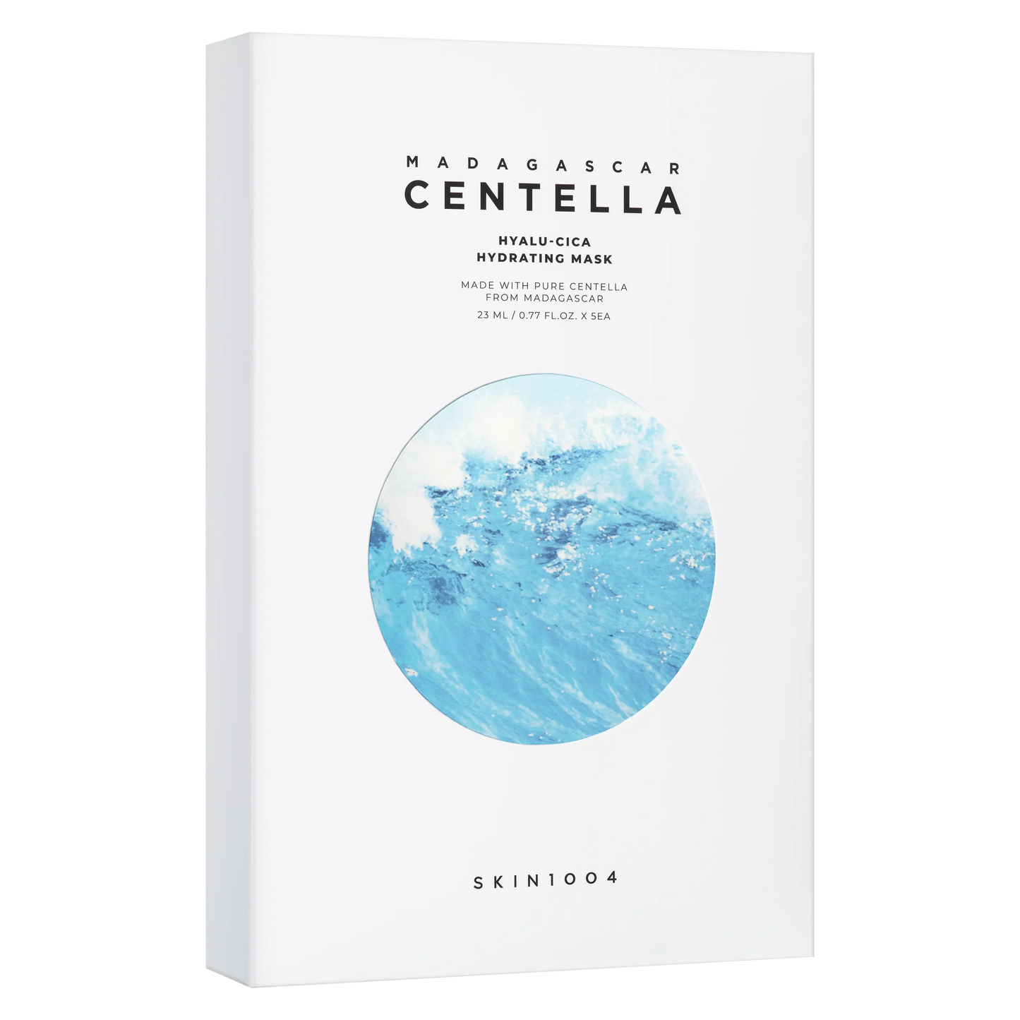 SKIN1004 Madagascar Centella Hyalu-Cica Hydrating Mask box packaging for moisture care
