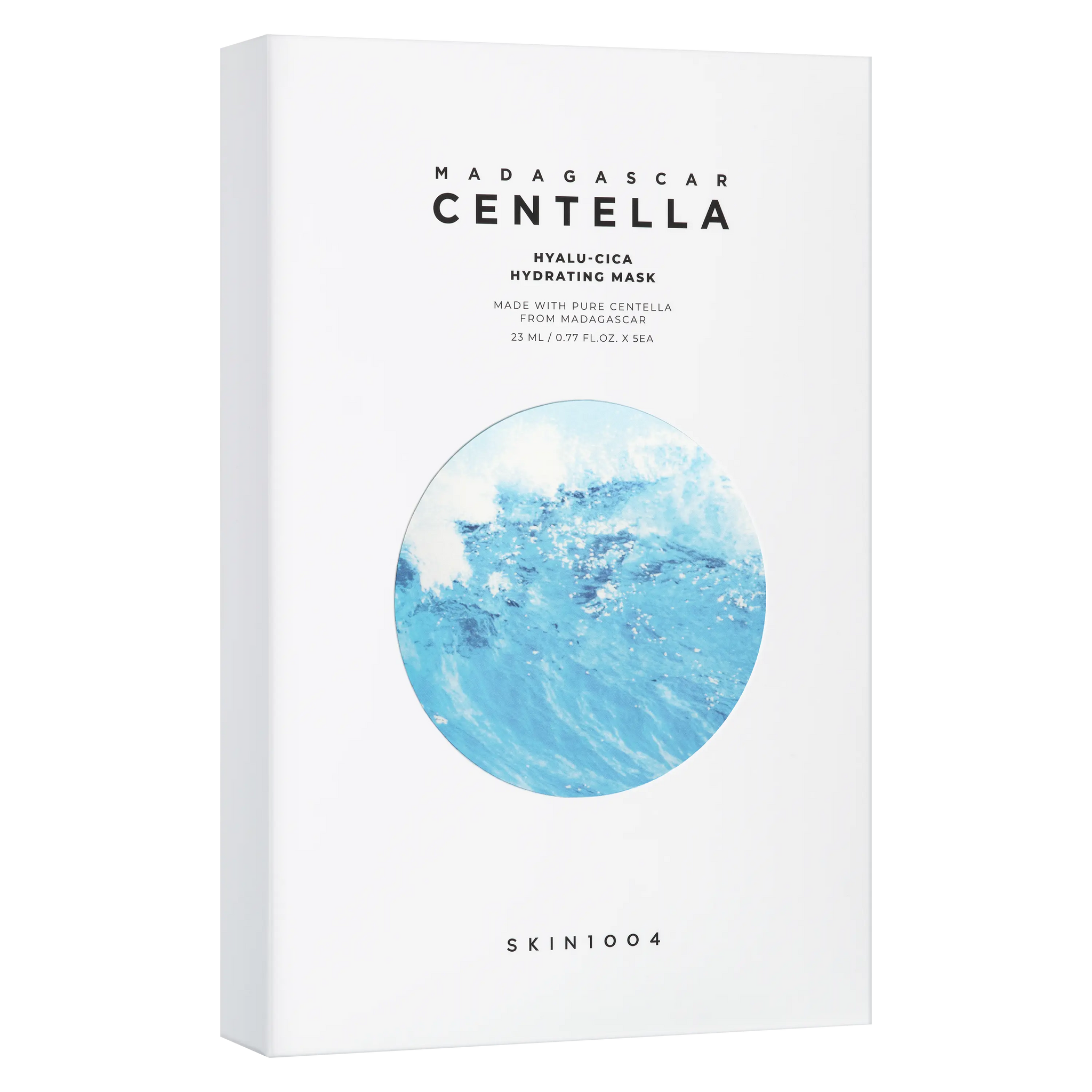SKIN1004 Madagascar Centella Hyalu-Cica Hydrating Mask box packaging for moisture care