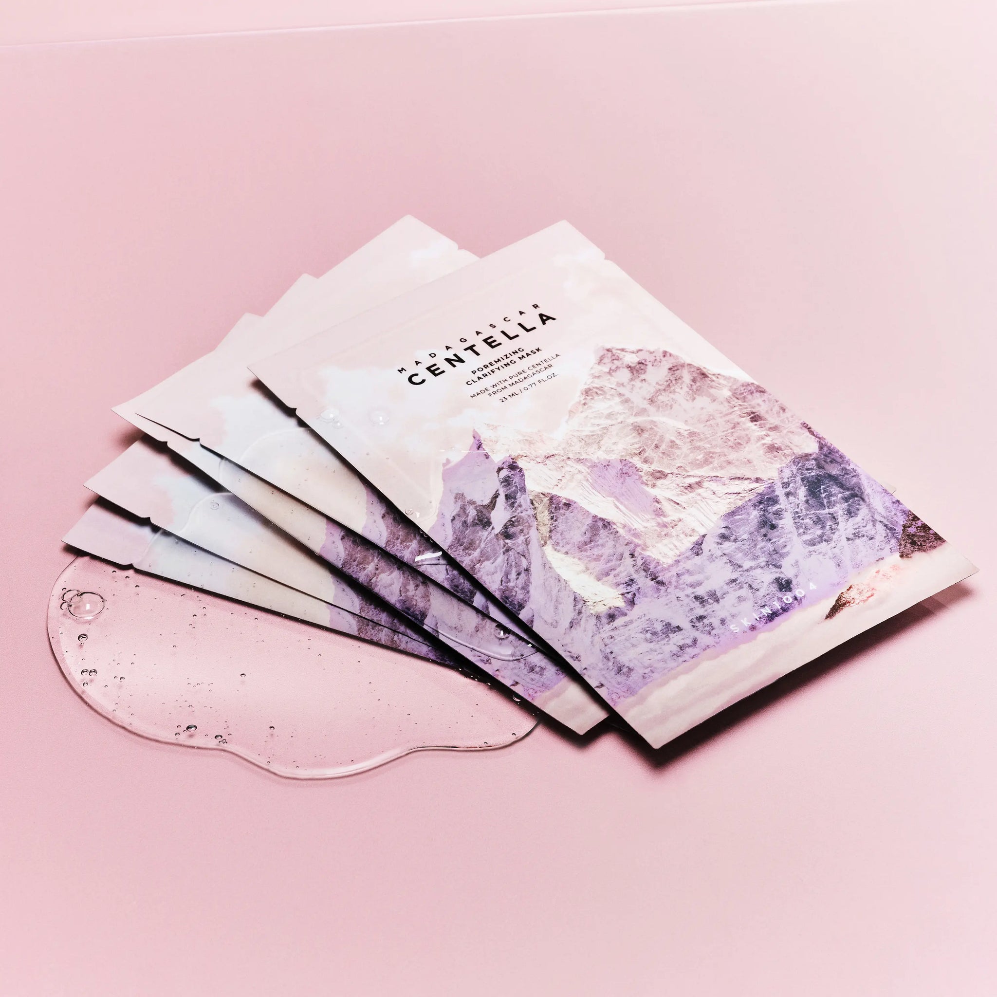 SKIN1004 Poremizing Clarifying Mask essence texture close-up with refreshing lightweight finish