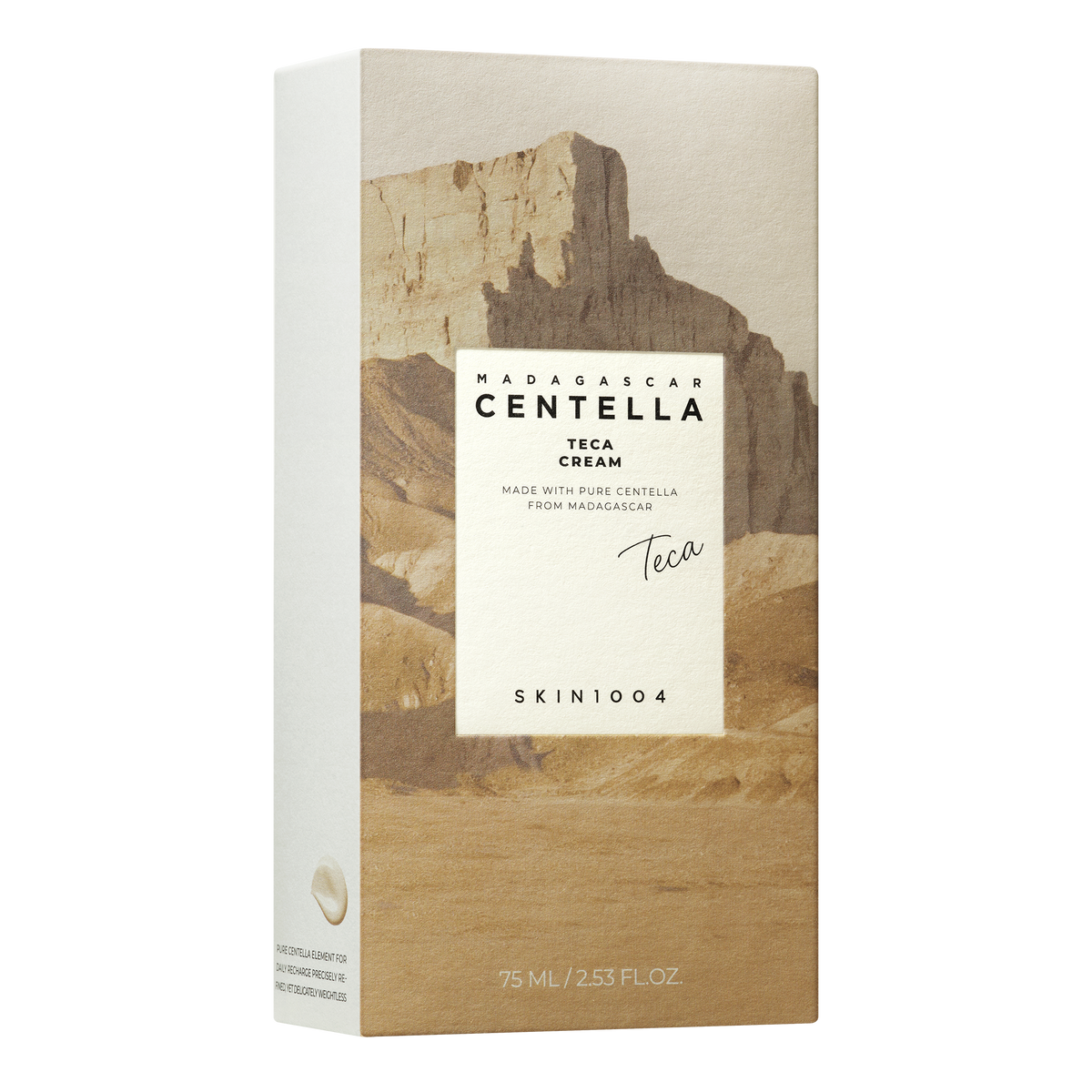 SKIN1004 Madagascar Centella Teca Cream 75ml Packaging with transparent background