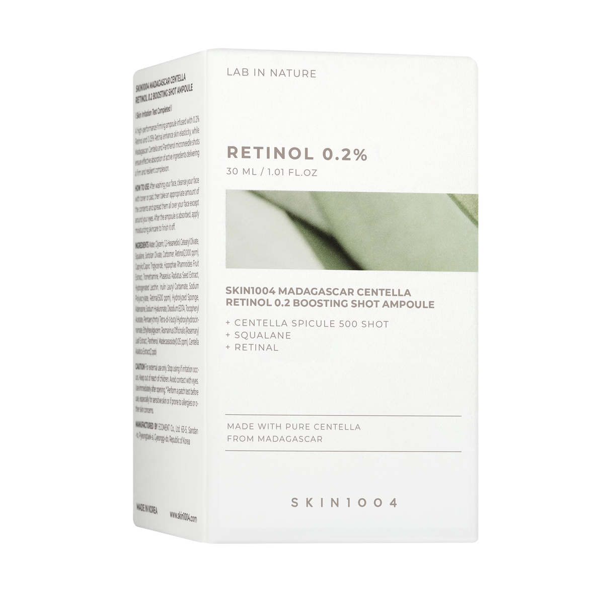 Madagascar Centella Retinol 0.2 Boosting Shot Ampoule