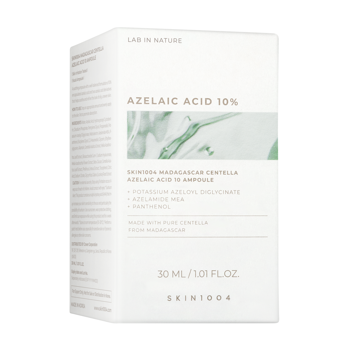 Madagascar Centella Azelaic Acid 10 Ampoule