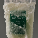 Aromatica Rosemary Scalp Scrub tube with product close-up