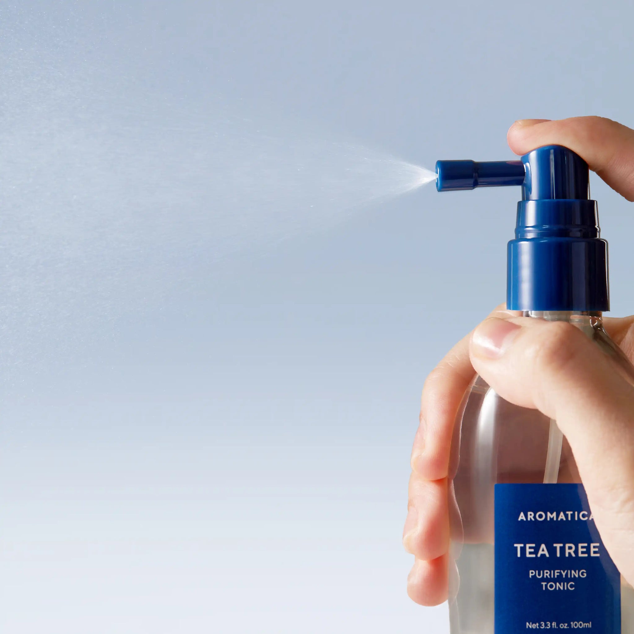 Aromatica Tea Tree Purifying Tonic spray mist close-up