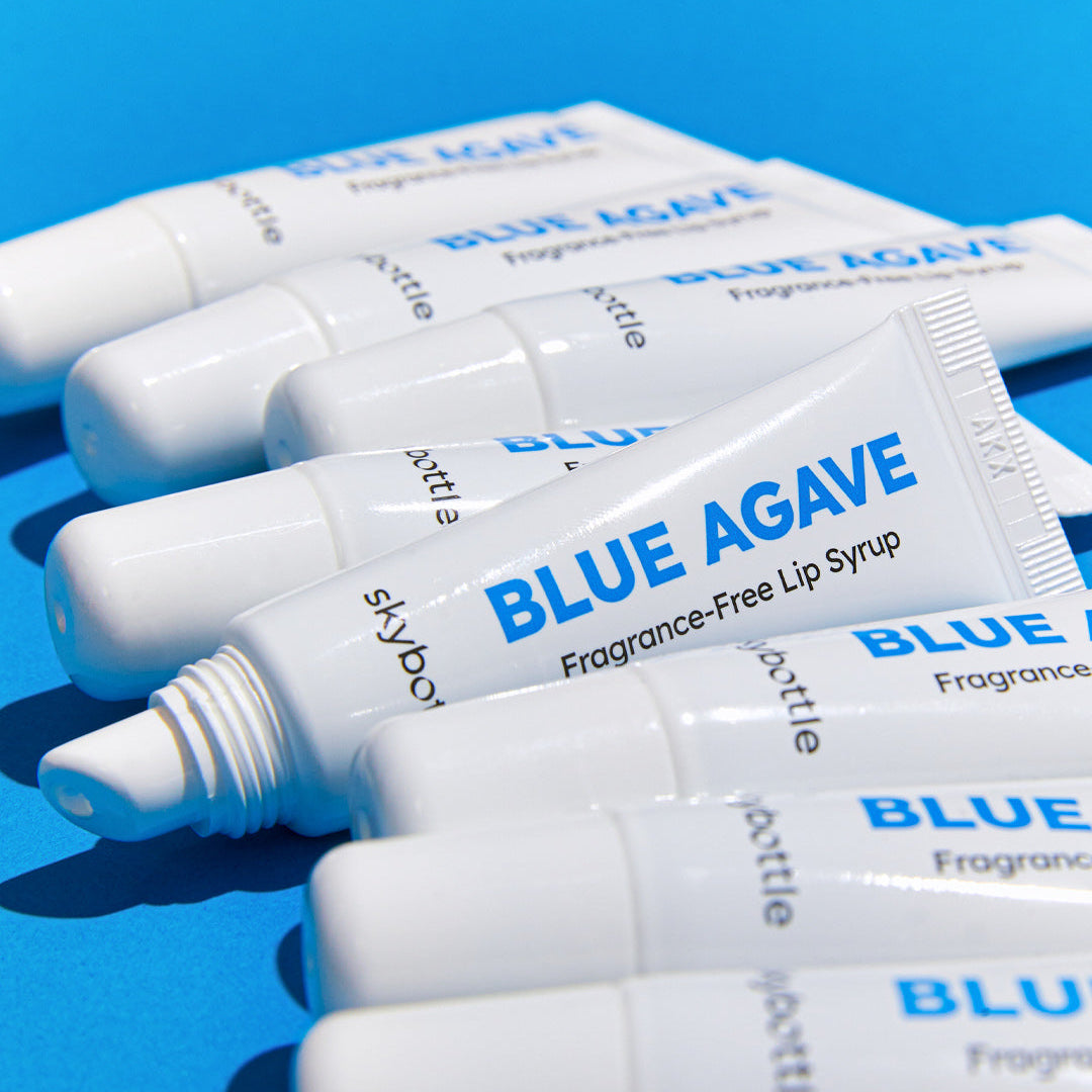 Skybottle Blue Agave Fragrance-Free Lip Syrup 10ml multiple tubes