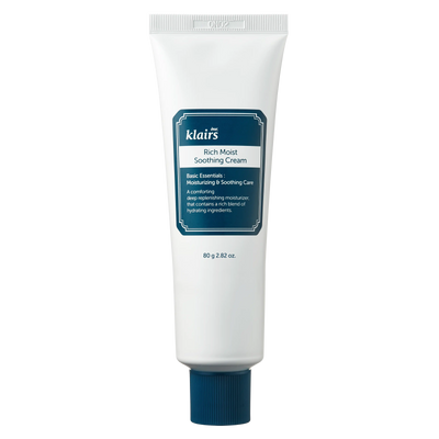 Dear Klairs Rich Moist Soothing Cream 80g tube front view