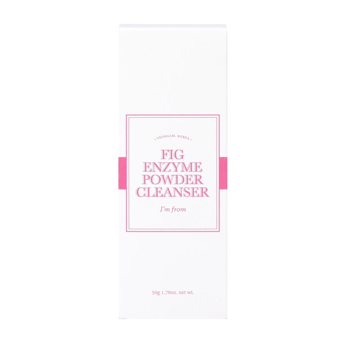 I'm From Fig Enzyme Powder Cleanser 50g packaging box