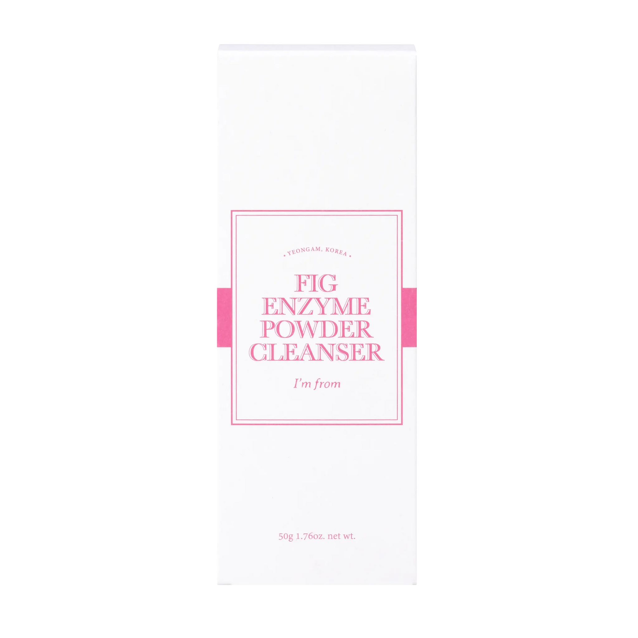 I'm From Fig Enzyme Powder Cleanser 50g packaging box