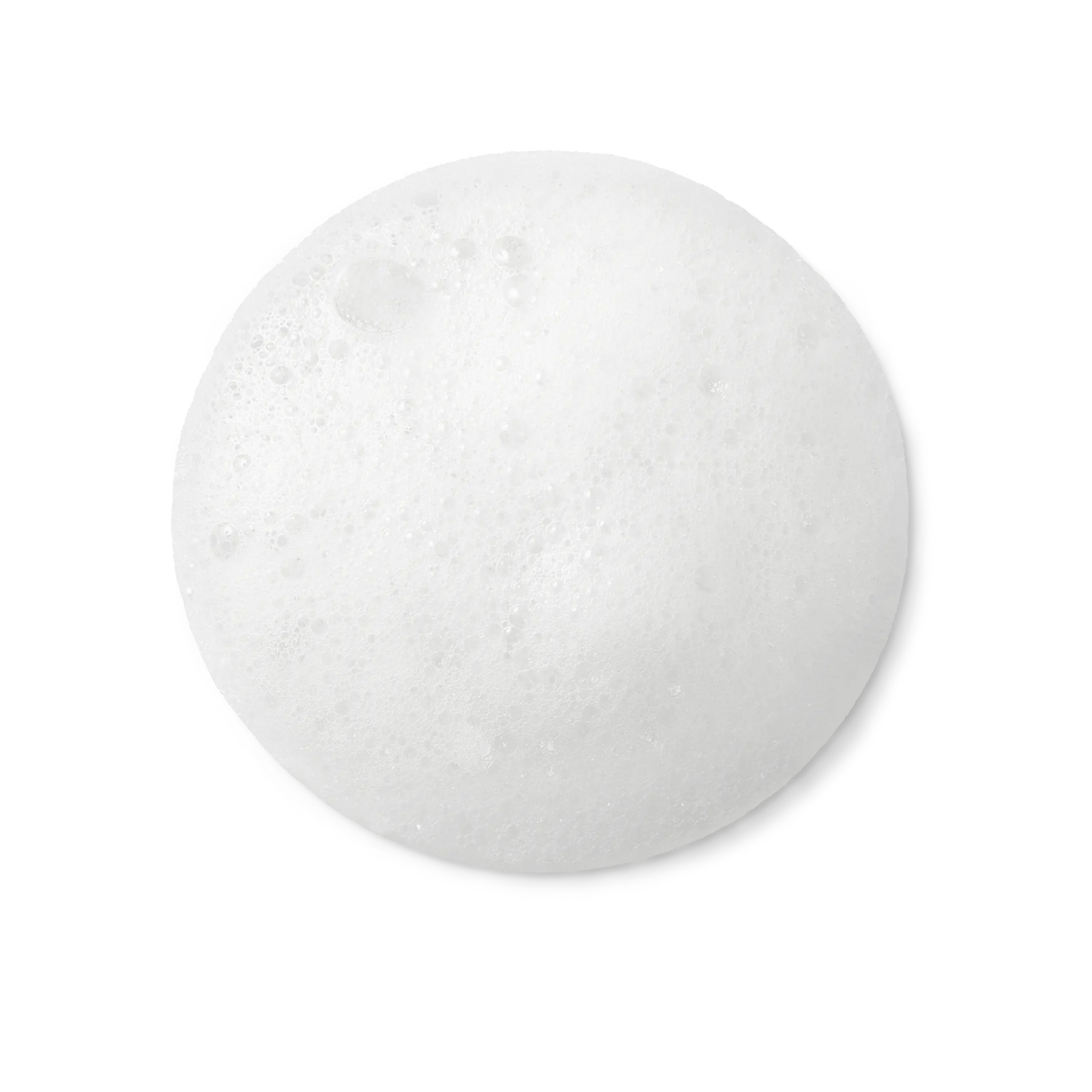 I'm From Fig Enzyme Powder Cleanser lathered foam texture with water