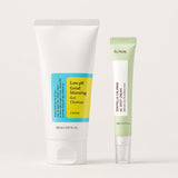 2PCS First Acne Routine Duo — Low pH Face Wash & Spot Cream