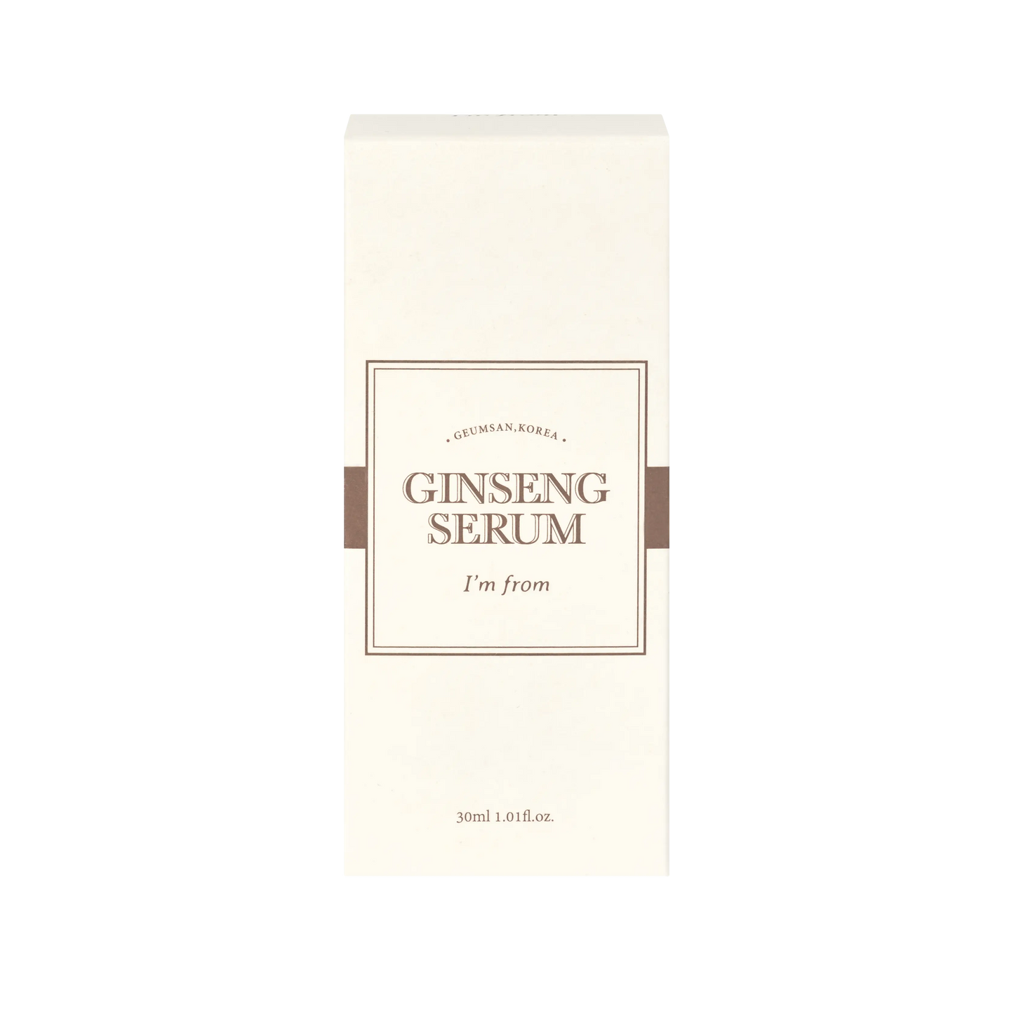 I'm From Ginseng Serum 30ml packaging box