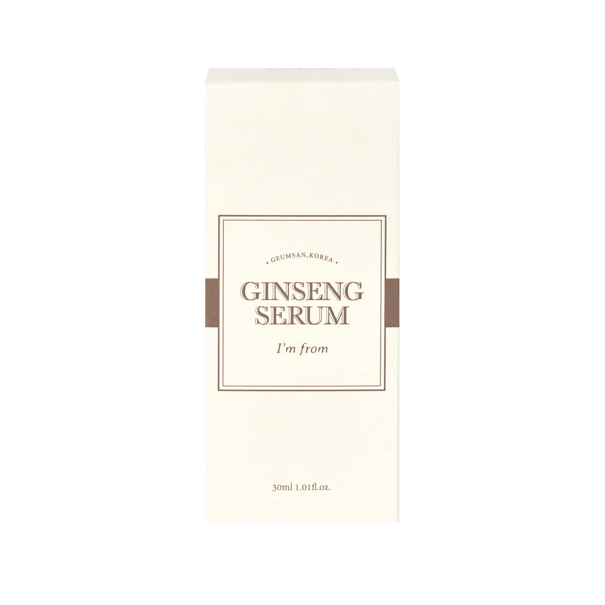 I'm From Ginseng Serum 30ml packaging box