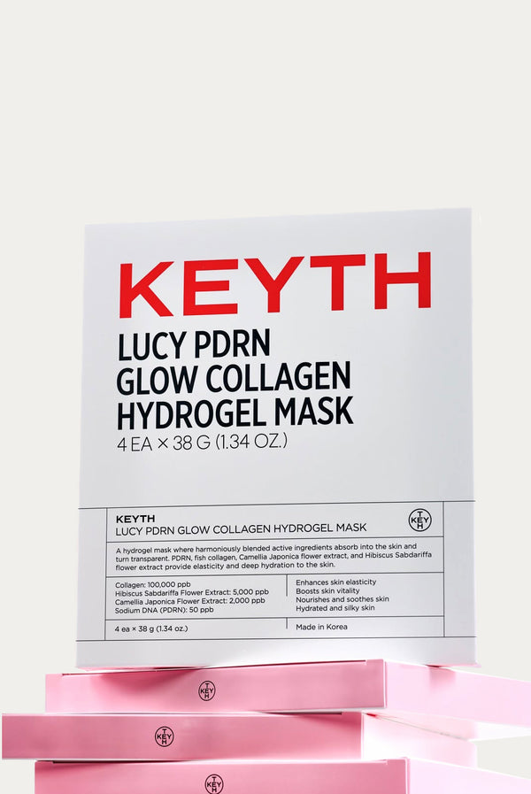 Lucy PDRN Glow Collagen Hydrogel Mask (4 Sheets)