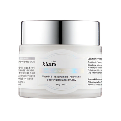 Dear Klairs Freshly Juiced Vitamin E Mask 90g jar front view