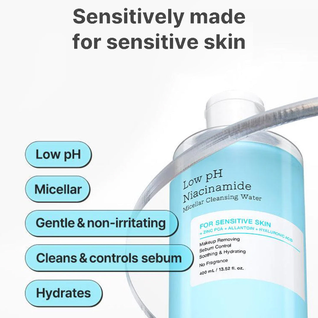 Low pH Niacinamide Micellar Cleansing Water