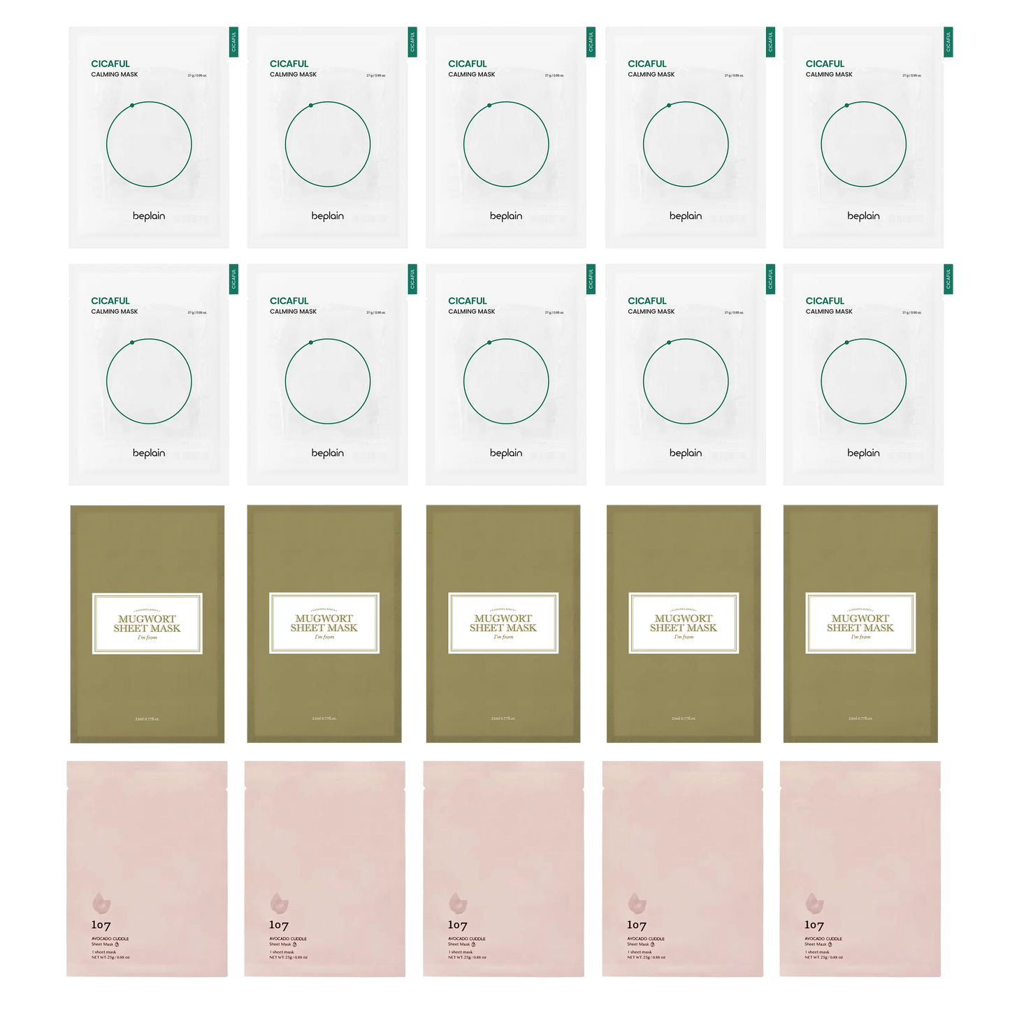 Soothe & Restore Mask Set (20 Masks)