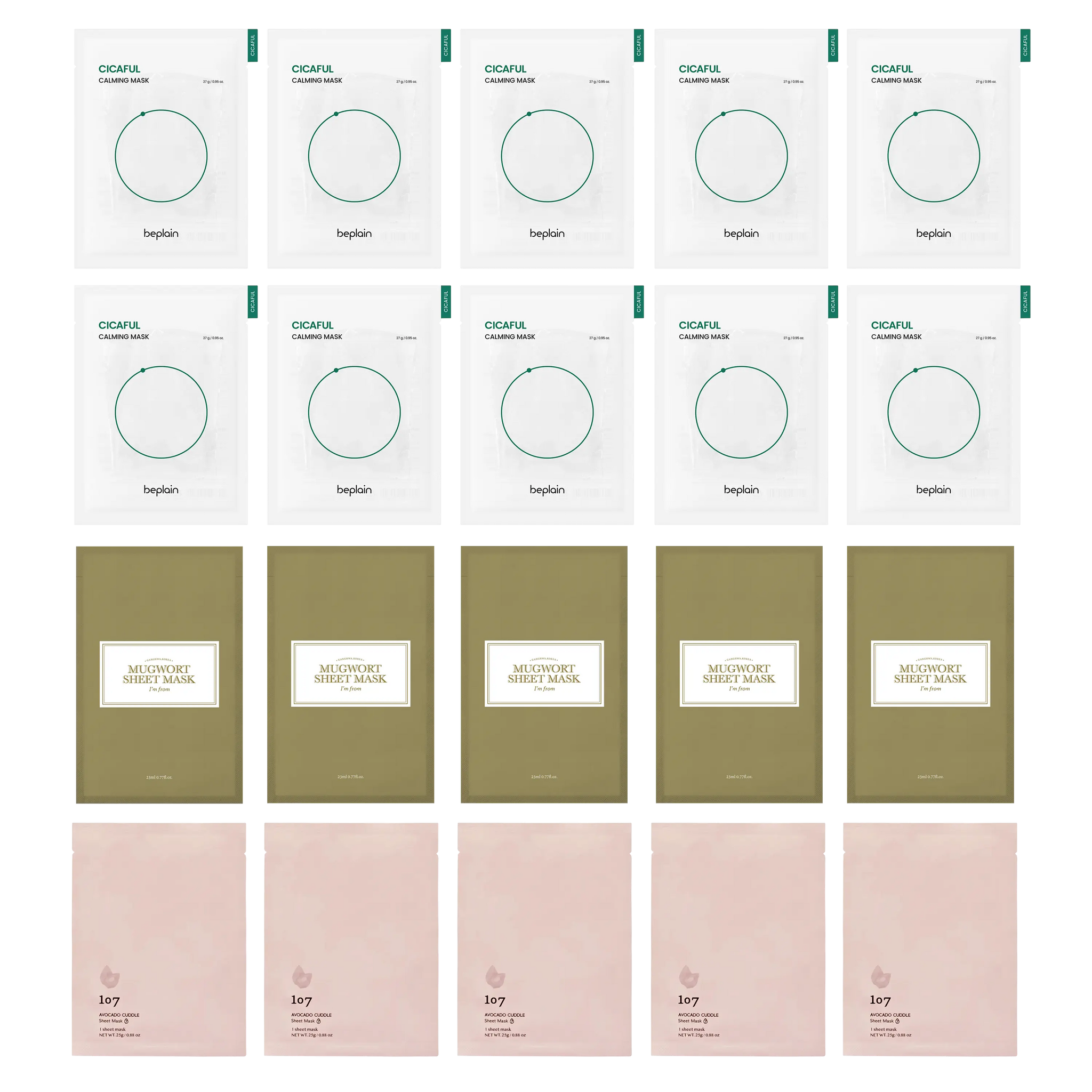 Soothe & Restore Mask Set (20 Masks)