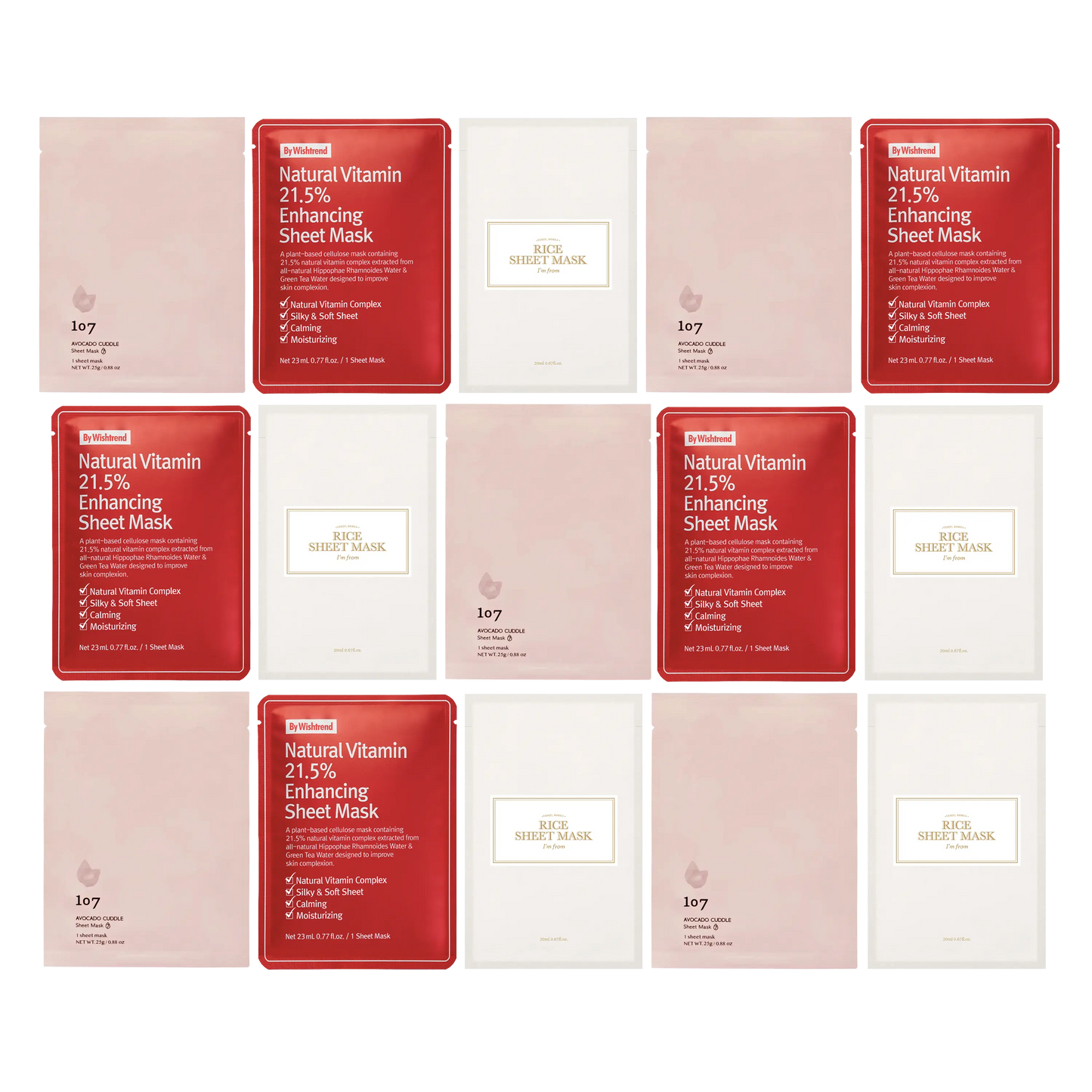 Monthly Brightening Set (15 Masks)
