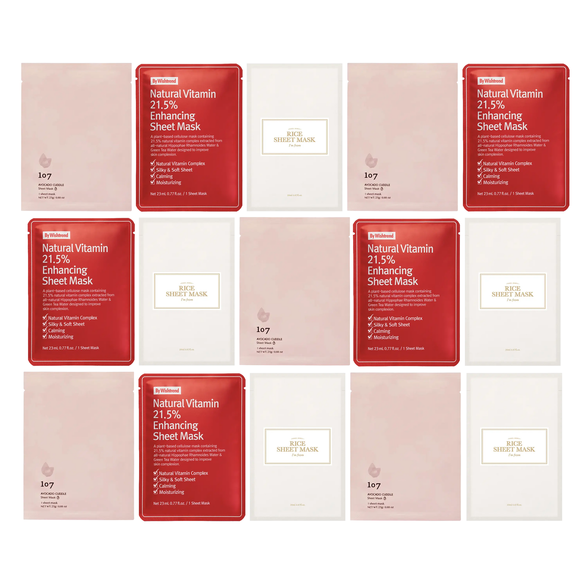 Monthly Brightening Set (15 Masks)