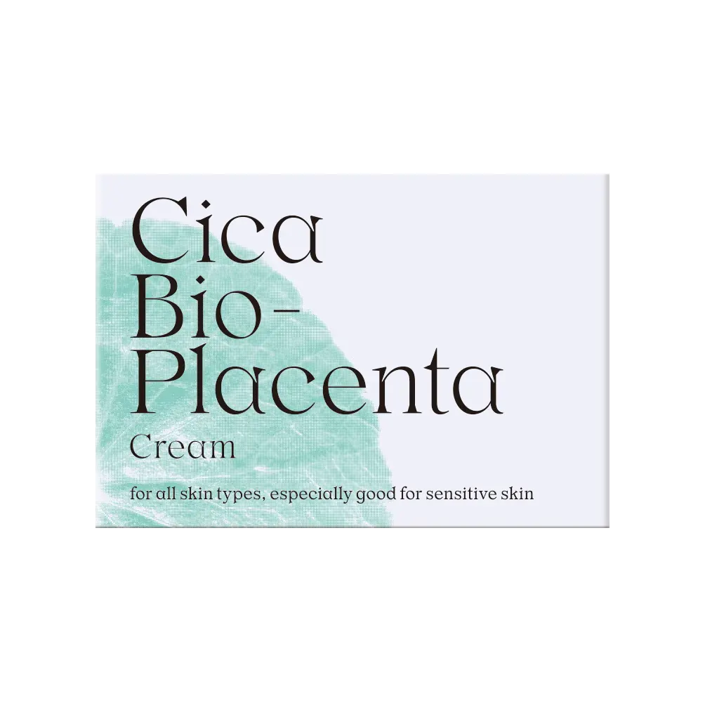 NDP Cica Bio-Placenta Cream with outer packaging displayed together