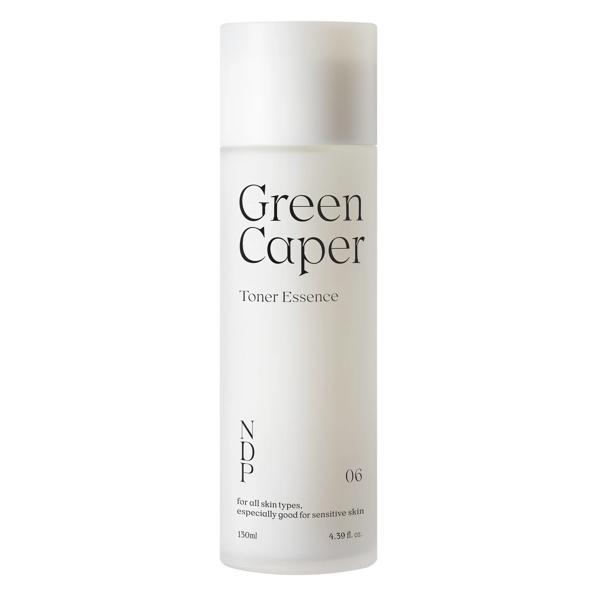 NDP Green Caper Toner Essence bottle front view highlighting lightweight hydrating toner essence