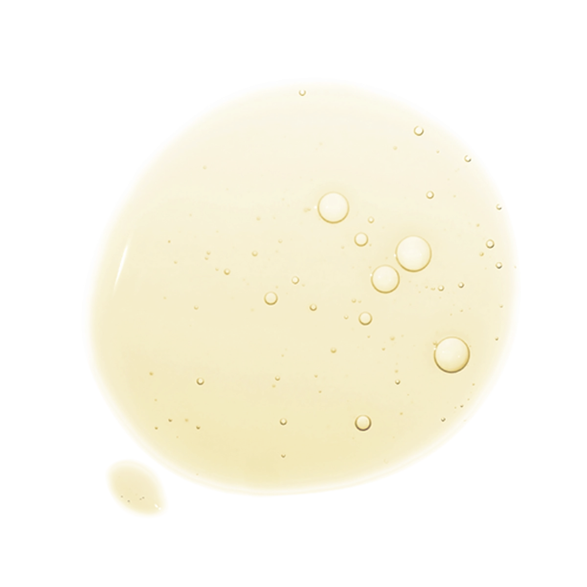 NDP Moringa Hemp pH Balancing Gel Cleanser gel texture on a transparent background