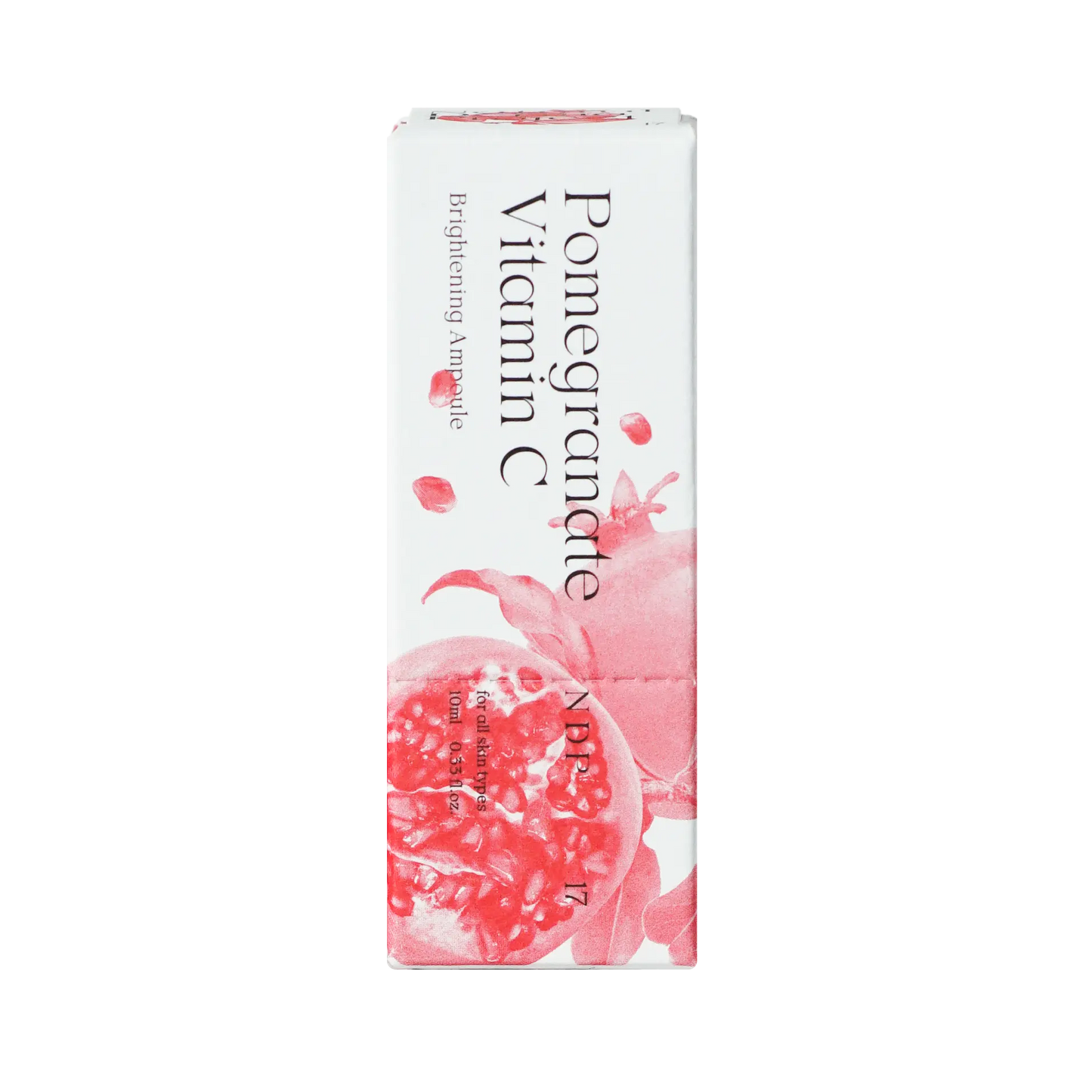 NDP Pomegranate Vitamin C Brightening Ampoule with outer packaging displayed together