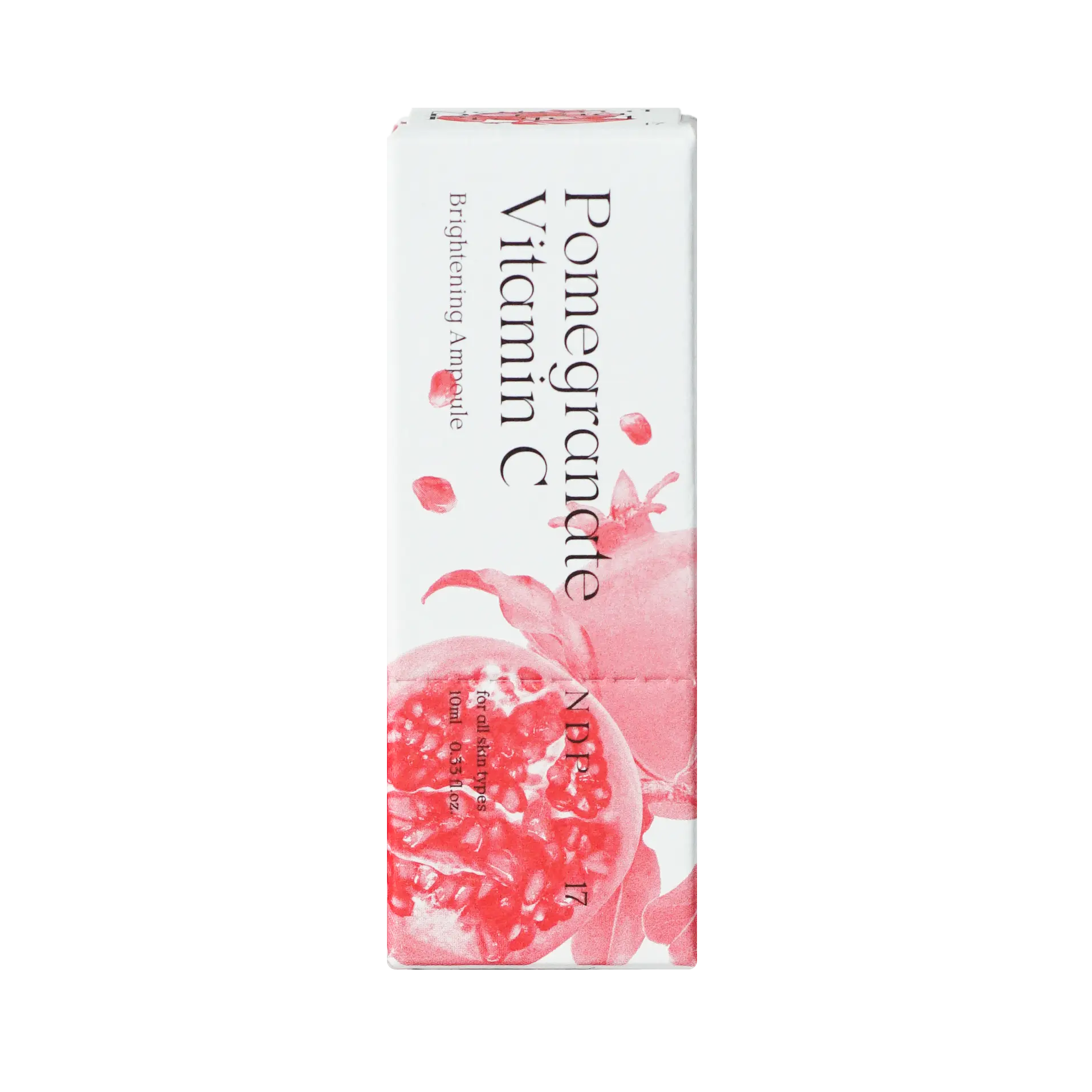 NDP Pomegranate Vitamin C Brightening Ampoule with outer packaging displayed together