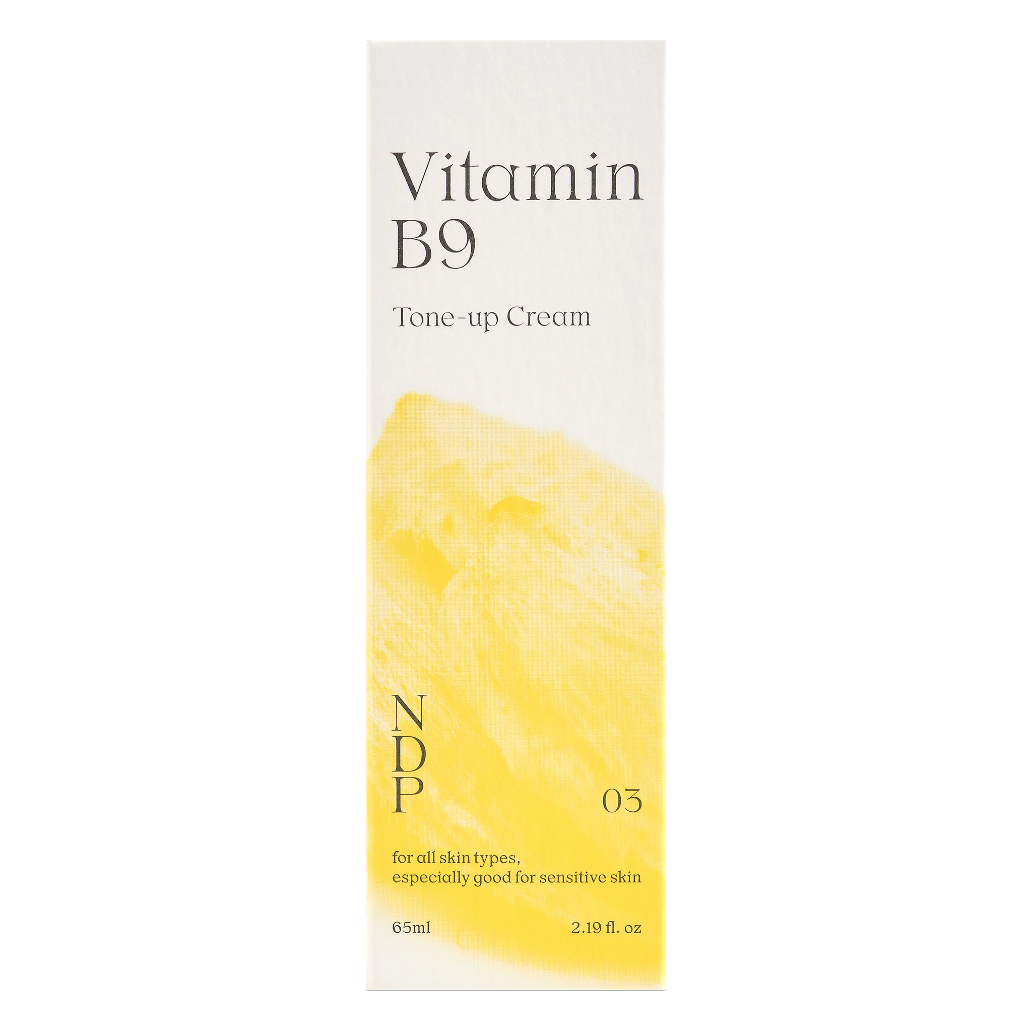 NDP Vitamin B9 Tone-up Cream with outer packaging displayed together