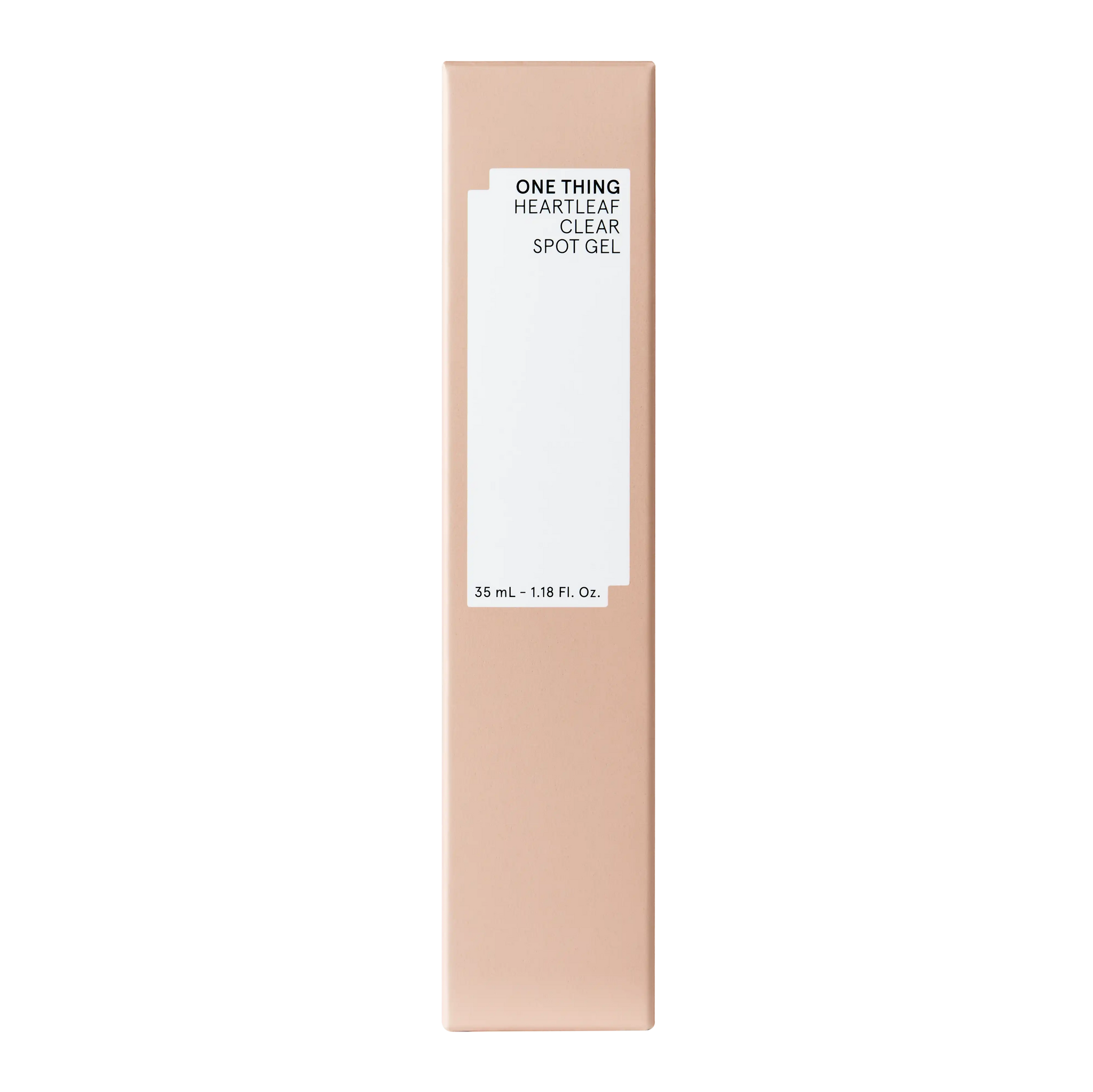 One Thing Heartleaf Clear Spot Gel 35ml packaging box