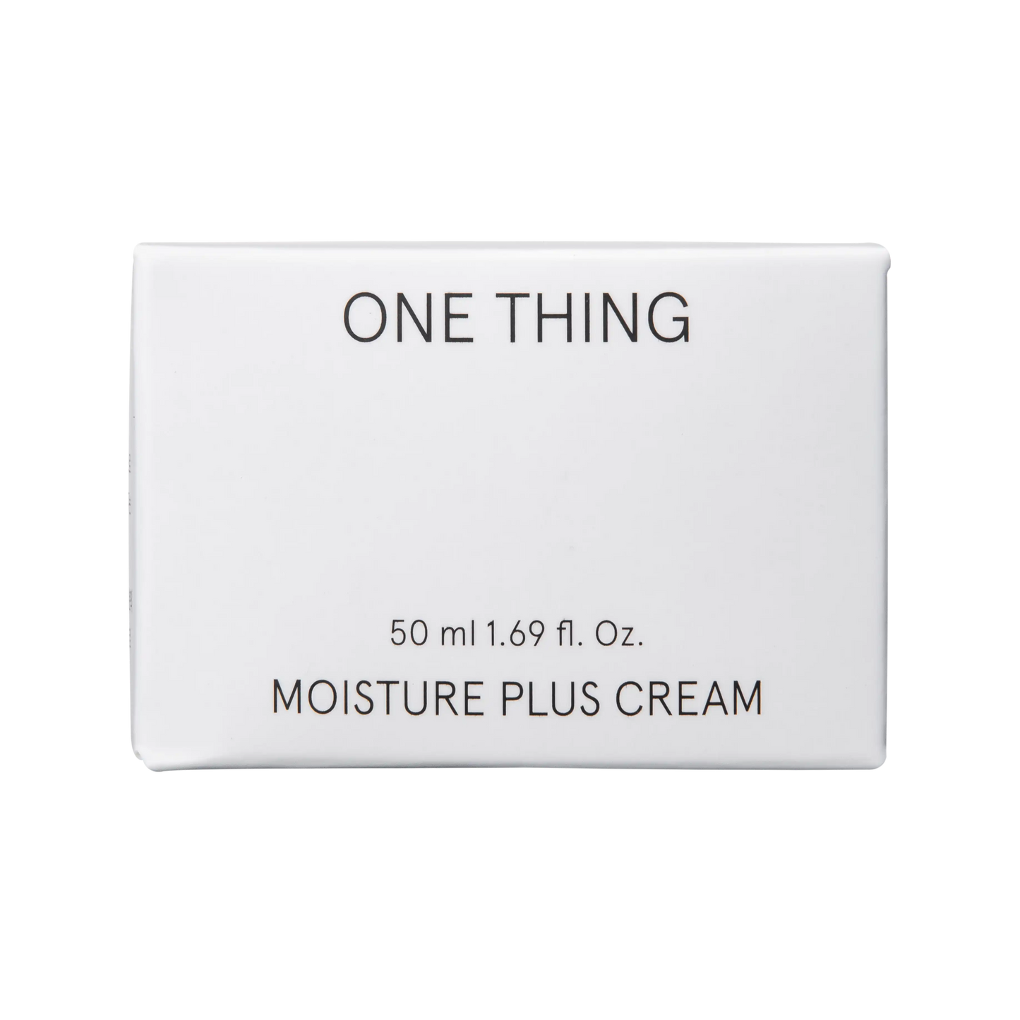 One Thing Moisture Plus Cream 50ml Packaging box front view
