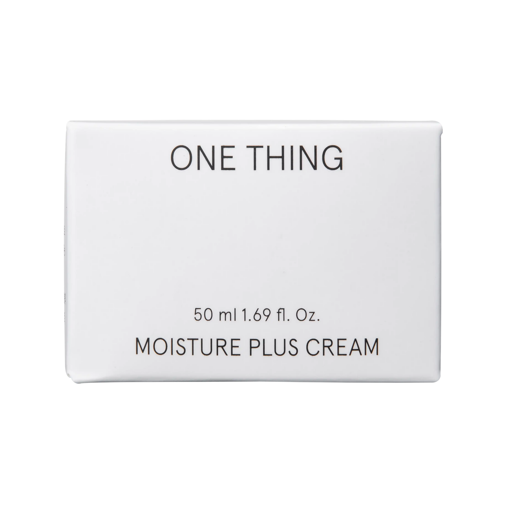 One Thing Moisture Plus Cream 50ml Packaging box front view