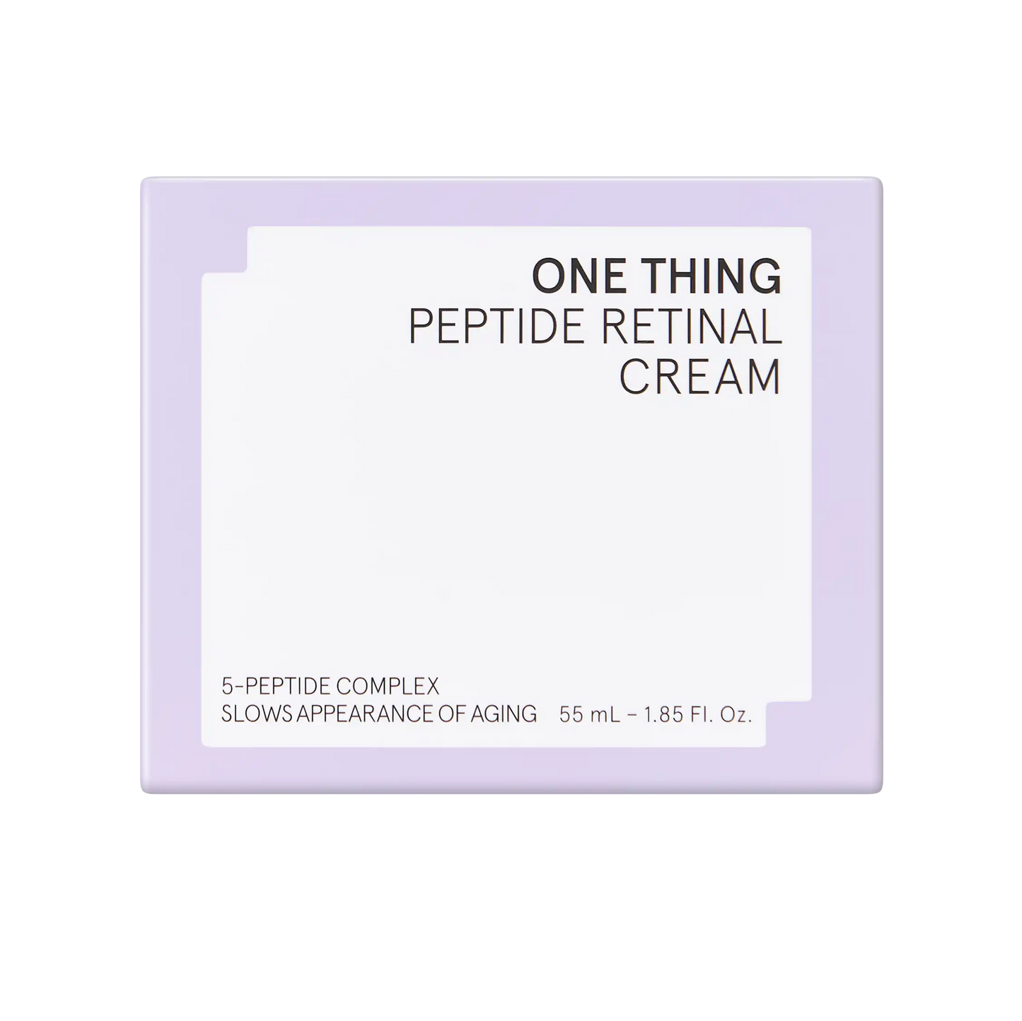 One Thing Peptide Retinal Cream 55ml packaging box