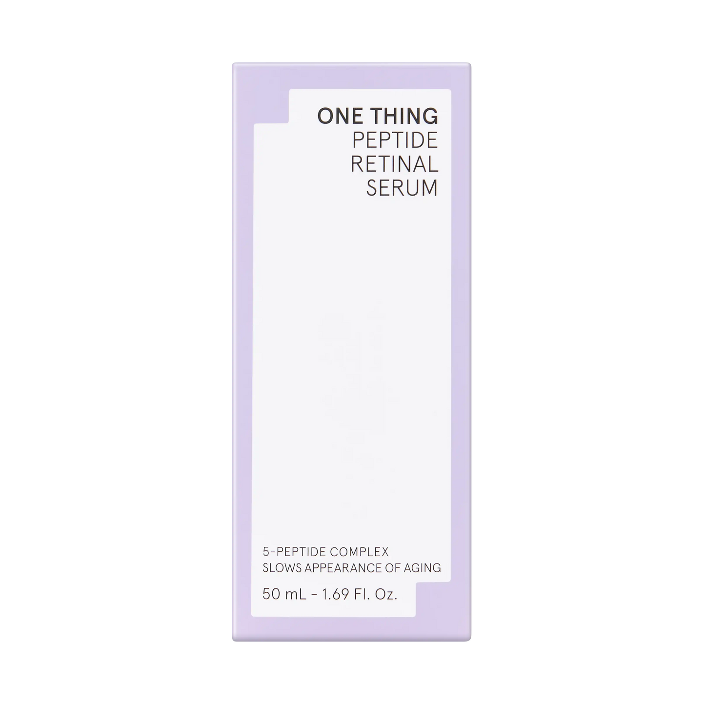 One Thing Peptide Retinal Serum 50ml packaging box
