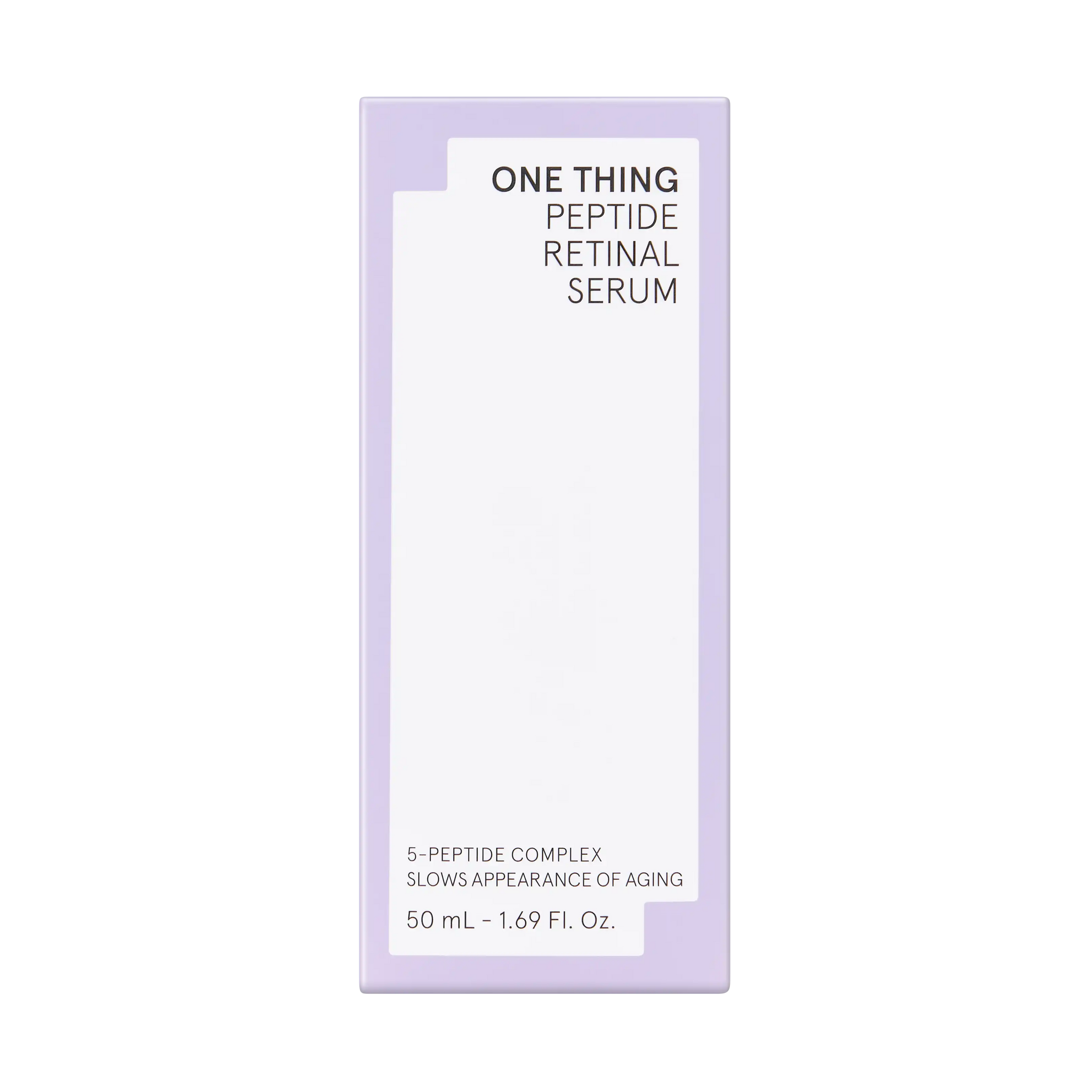 One Thing Peptide Retinal Serum 50ml packaging box