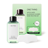 One Thing Witch Hazel Blackhead Cleaner Set 100ml Nose Pack Pad Set front view