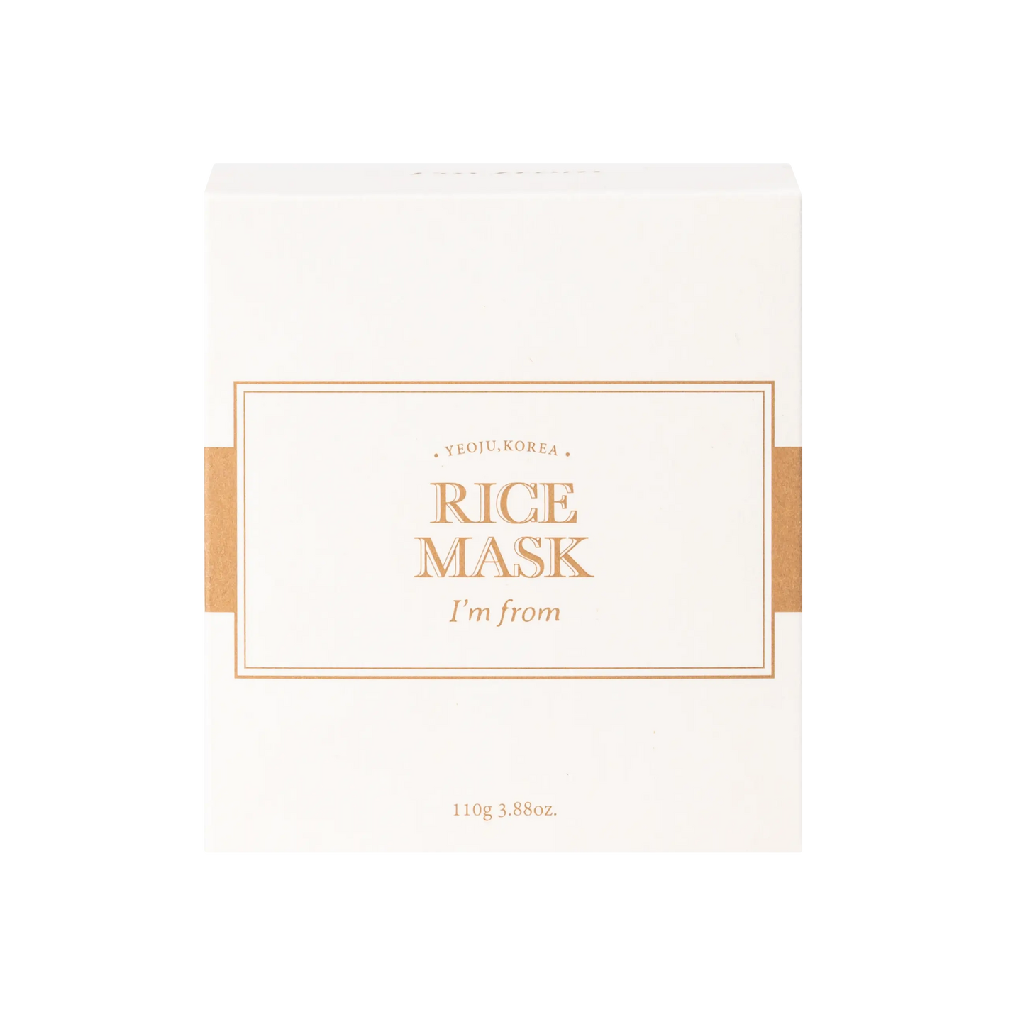 I'm From Rice Mask 110g packaging box