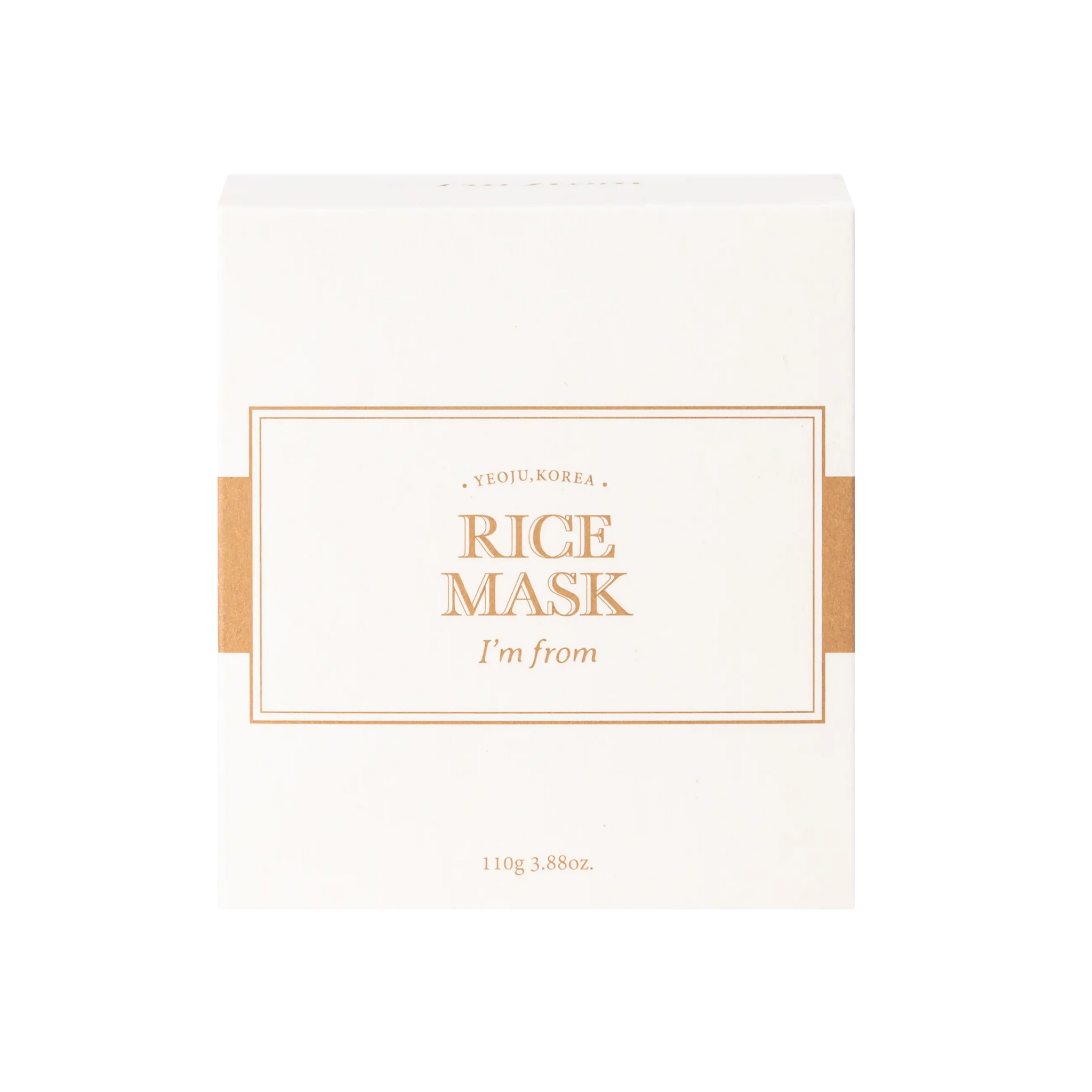 I'm From Rice Mask 110g packaging box